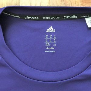 Men's Adidas Climalite , Crewneck Tee Shirt .